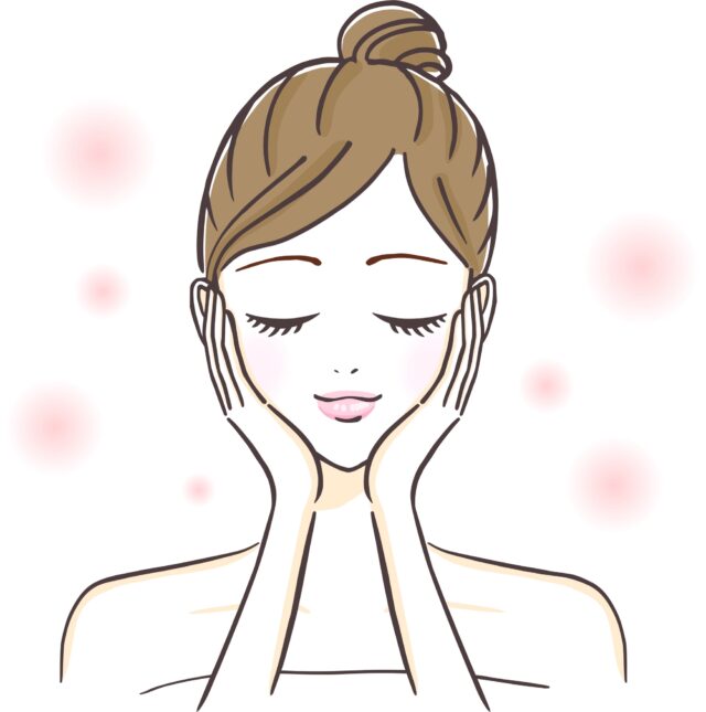 シミとホクロに悩む女性